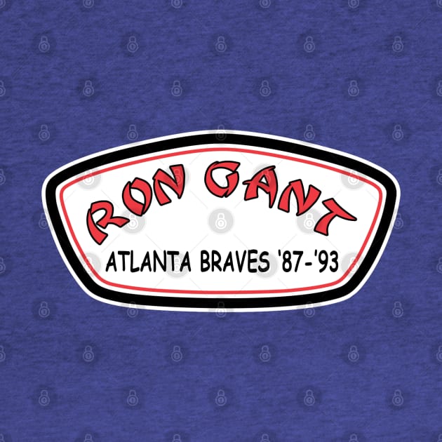 Ron Gant (Atlanta Braves) / Ron Jon Mashup by RetroZest